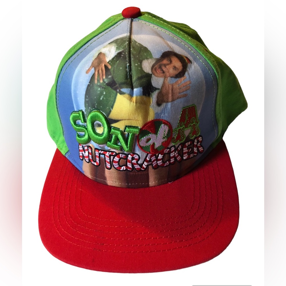 Elf Movie Baseball Cap "Son of A Nutcracker" Hat SnapBack Will Farrell